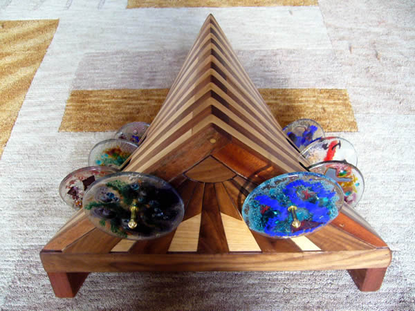 Wood And Glass Pieces From Glass Artist By Jenny Gregory My Collaboration With Wood Artist 9783